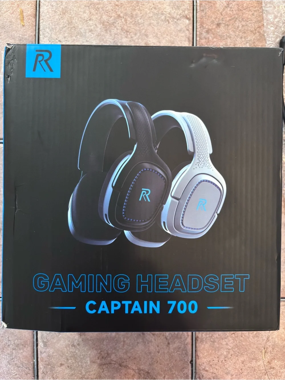 CAPTAIN 700 Wireless Gaming Headset LED Lighting USB Receiver Mint